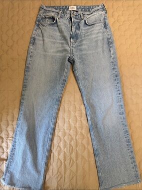 Citizens of Humanity Light Wash Straight-Leg Women's Jeans - Mid Rise